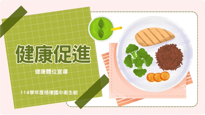 健康促進宣導健康體位