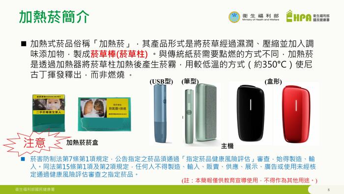 電子菸外觀型式說明